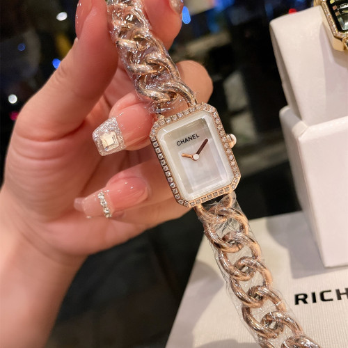 Chanel Womens Watch Luxury Brand Design Fashion Type with Original Box PREMIÈRE CHAÎNE
