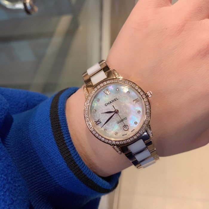 Chanel Womens Watch Luxury Brand Design Fashion Type with Original Box