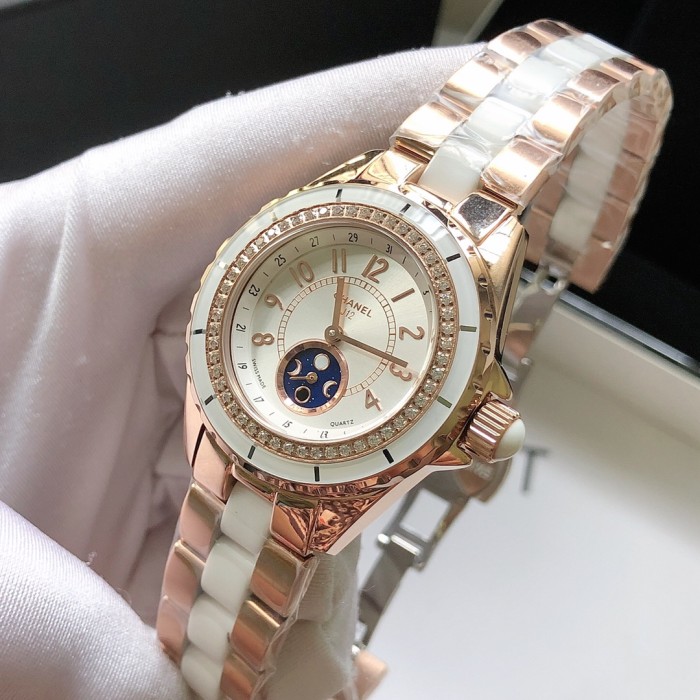 Chanel Womens Watch Luxury Brand Design Fashion Type with Original Box