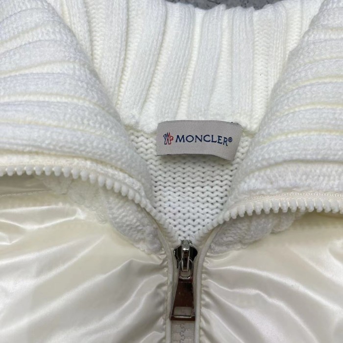 Moncler Design Womens Sweater Winter Windprood Down Jackets Keep Warm White Duck Down