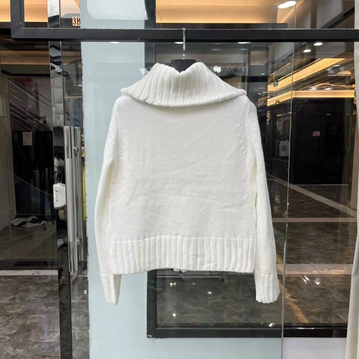 Moncler Design Womens Sweater Winter Windprood Down Jackets Keep Warm White Duck Down