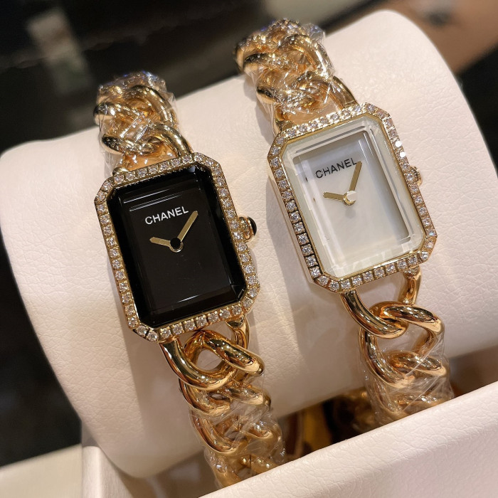 Chanel Womens Watch Luxury Brand Design Fashion Type with Original Box PREMIÈRE CHAÎNE