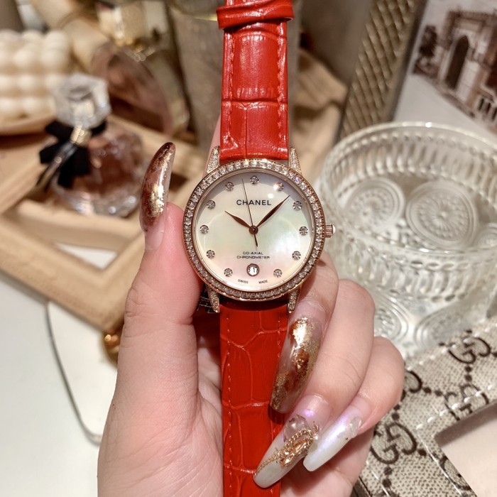 Chanel Womens Watch Luxury Brand Design Fashion Type with Original Box