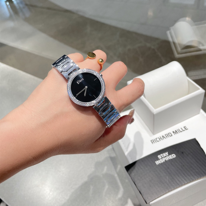 Dior Womens Watch Luxury Brand Design Fashion Type with Original Box Dior viii montaigne