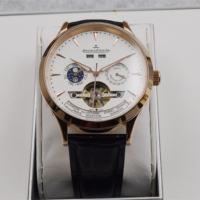 Jaeger Lecoultre Mens Watch Luxury Brand Design Fashion Type with Original Box
