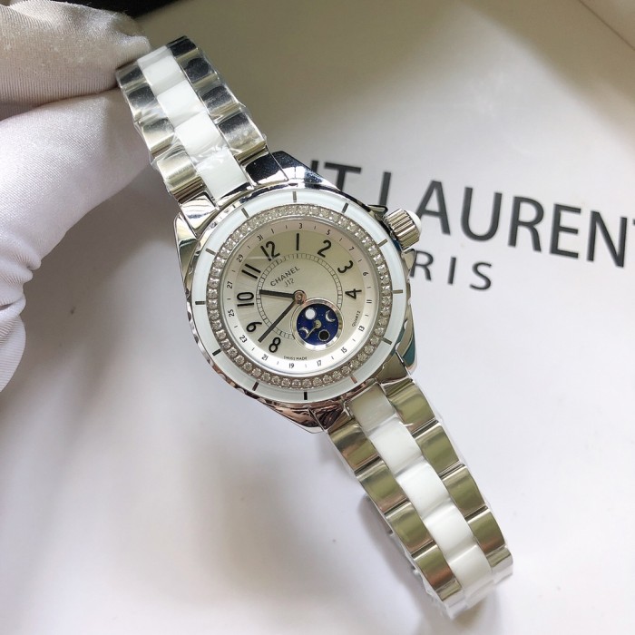 Chanel Womens Watch Luxury Brand Design Fashion Type with Original Box