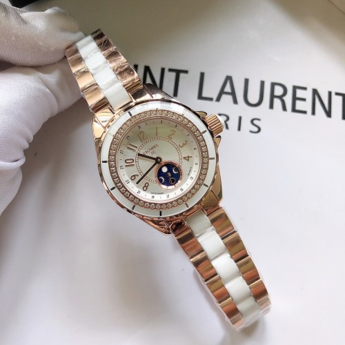 Chanel Womens Watch Luxury Brand Design Fashion Type with Original Box