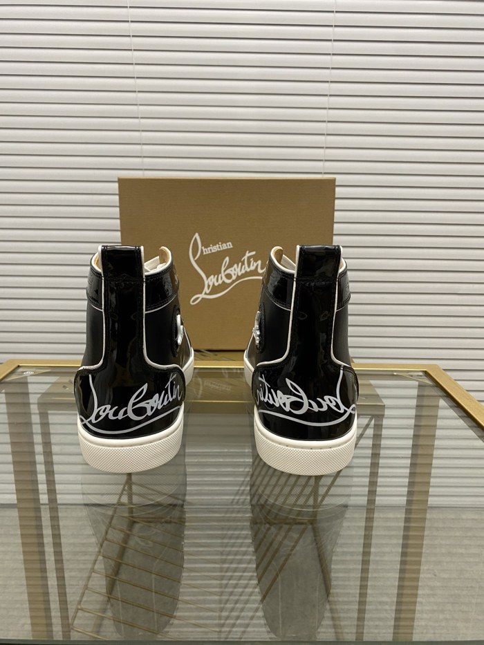 Christian Louboutin Mens Shoes Sneakers Luxury Brand Red Bottom Design Sports Footwears with Original Box
