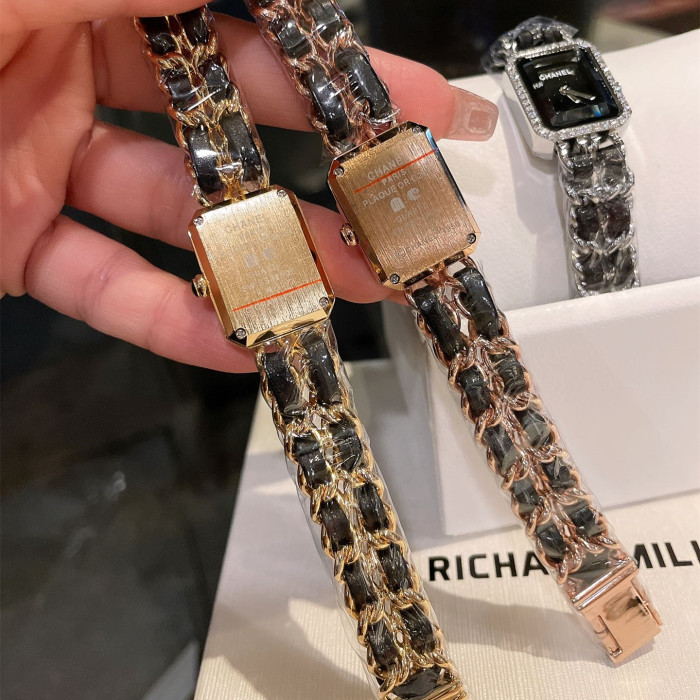 Chanel Womens Watch Luxury Brand Design Fashion Type with Original Box PREMIÈRE CHAÎNE