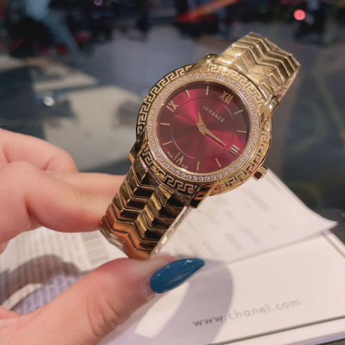 Versace Womens Watch Luxury Brand Design Fashion Type with Original Box