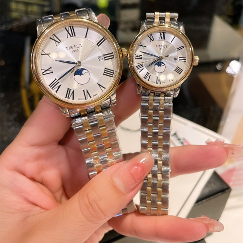 Tissot Men Womens Watch Luxury Brand Design Fashion Type with Original Box