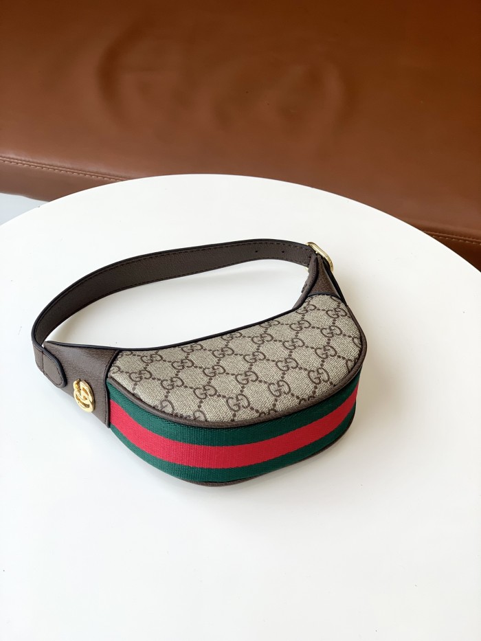 Gucci Womens Fashion Bags Shoulder Bag Luxury Brand Ophidia GG mini bag in GG Supreme 658551 96IWG 8745 with Original Box