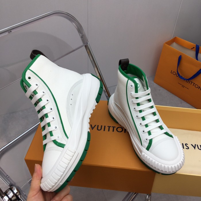 Louis Vuitton Womens Shoes Fashion Boots Luxury Brand LV SQUAD SNEAKER with Original Box 1AADAP
