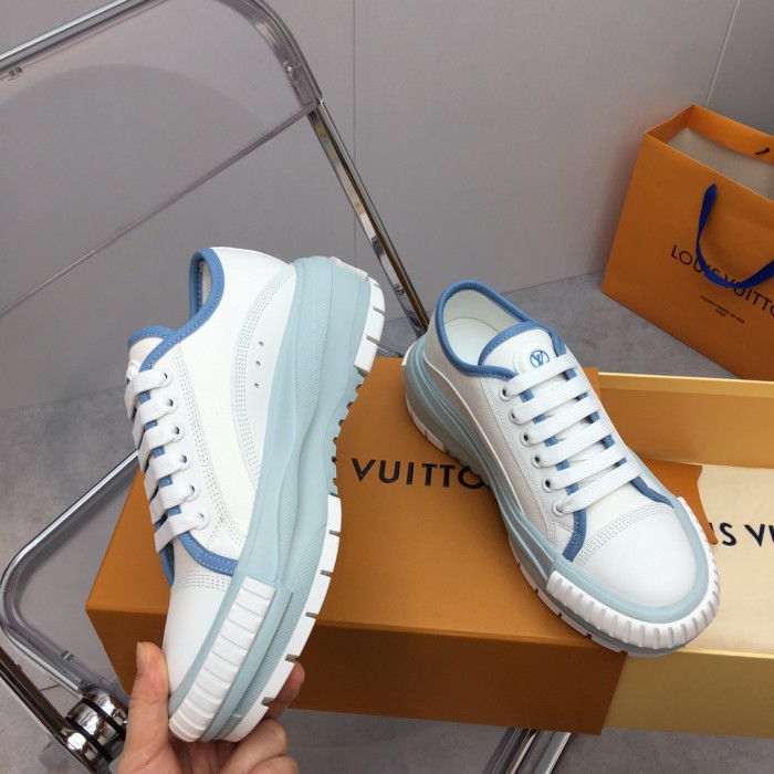 Louis Vuitton Womens Shoes Fashion Boots Luxury Brand LV SQUAD SNEAKER with Original Box 1AACWE