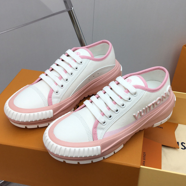 Louis Vuitton Womens Shoes Fashion Boots Luxury Brand LV SQUAD SNEAKER with Original Box 1AACVY