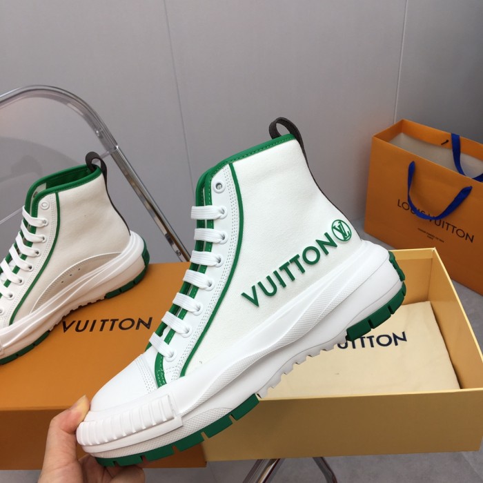 Louis Vuitton Womens Shoes Fashion Boots Luxury Brand LV SQUAD SNEAKER with Original Box 1AADAP