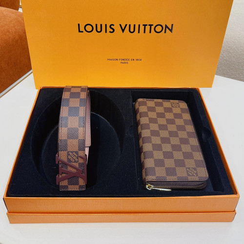 Louis Vuitton Mens Belt Luxury Brand Mens Belts + Wallets Luxury Brand with Original Box Best Gifts