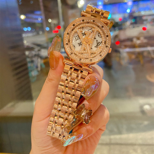 Louis Vuitton Womens Watch Luxury Brand Design Fashion Type with Original Box