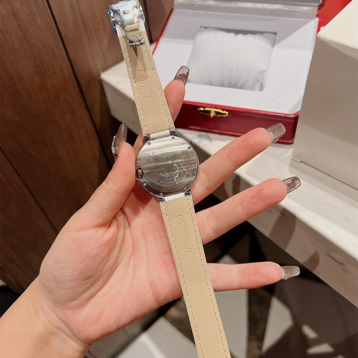 Cartier Womens Watch Luxury Brand Design Fashion Type with Original Box