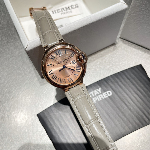 Cartier Womens Watch Luxury Brand Design Fashion Type with Original Box