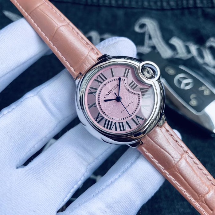 Cartier Womens Watch Luxury Brand Design Fashion Type with Original Box