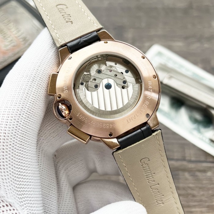 Cartier Mens Watch Luxury Brand Design Fashion Type with Original Box