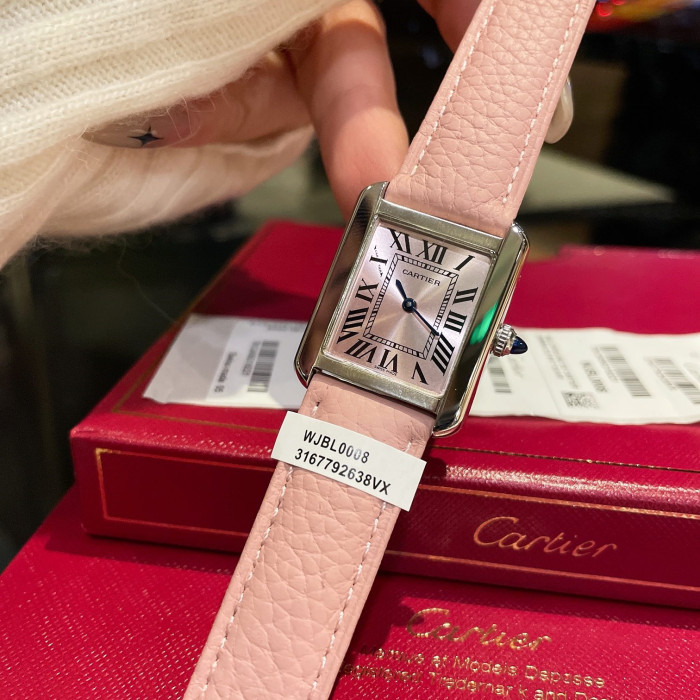 Cartier Womens Watch Luxury Brand Design Fashion Type with Original Box