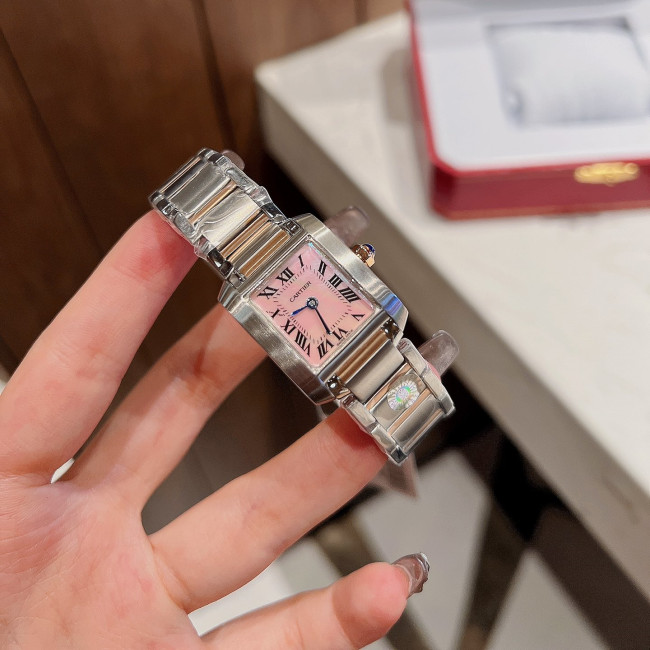 Cartier Womens Watch Luxury Brand Design Fashion Type with Original Box