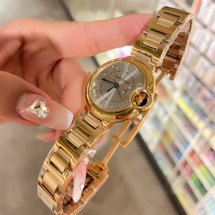 Cartier Womens Watch Luxury Brand Design Fashion Type with Original Box