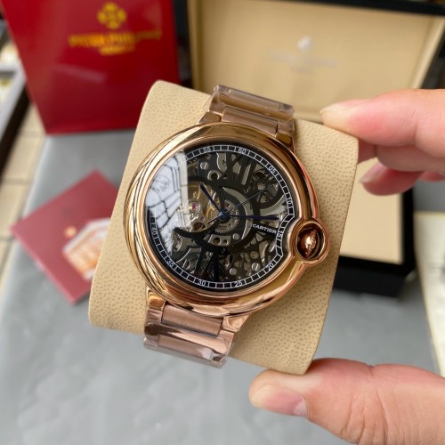 Cartier Mens Watch Luxury Brand Design Fashion Type with Original Box