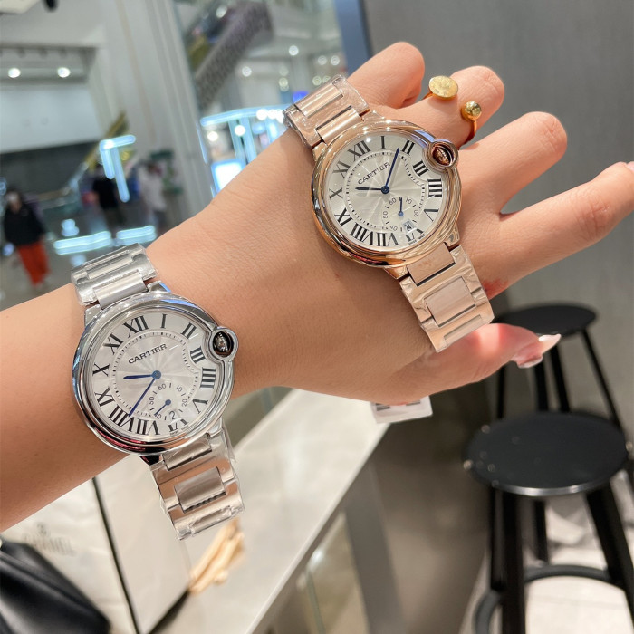 Cartier Womens Watch Luxury Brand Design Fashion Type with Original Box