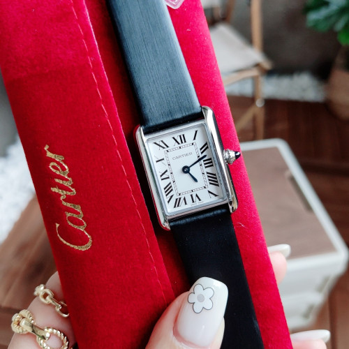 Cartier Womens Watch Luxury Brand Design Fashion Type with Original Box Tank Must