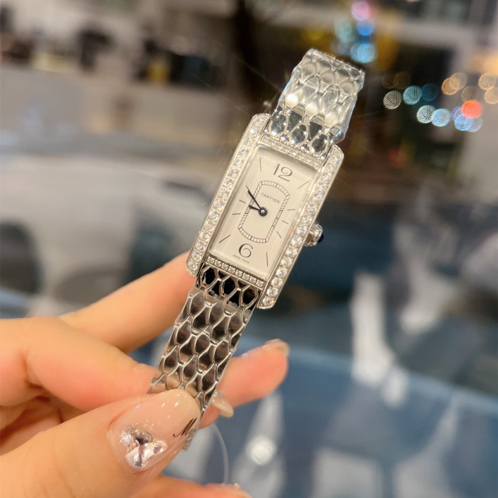 Cartier Womens Watch Luxury Brand Design Fashion Type with Original Box