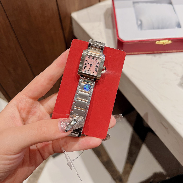 Cartier Womens Watch Luxury Brand Design Fashion Type with Original Box