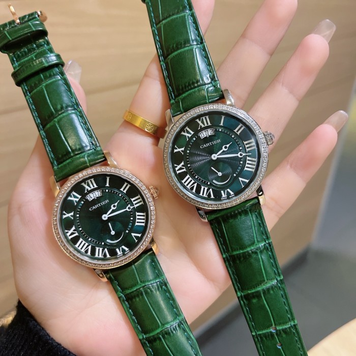 Cartier Men Womens Watch Luxury Brand Design Fashion Type with Original Box