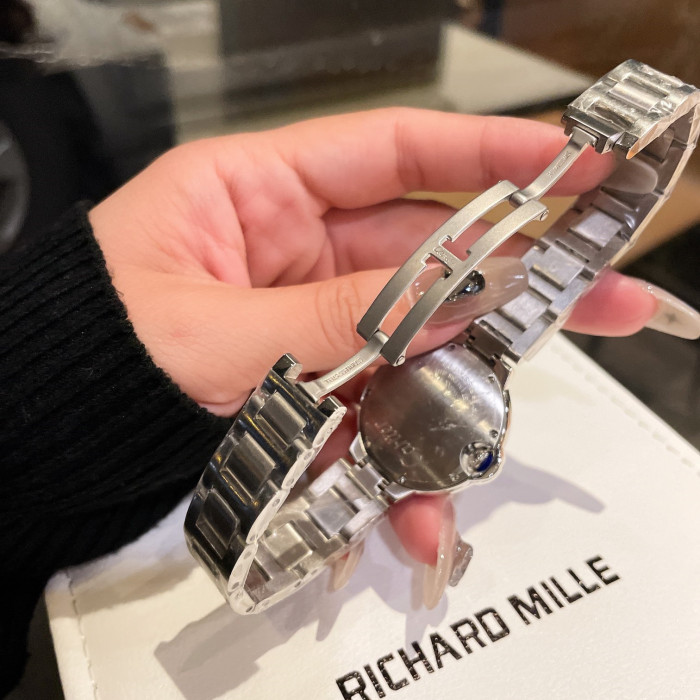 Cartier Mens Watch Luxury Brand Design Fashion Type with Original Box
