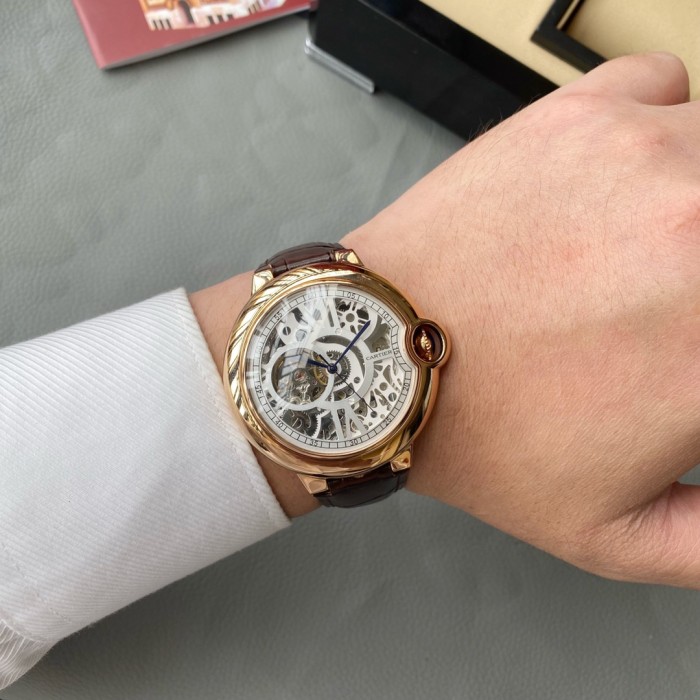 Cartier Mens Watch Luxury Brand Design Fashion Type with Original Box