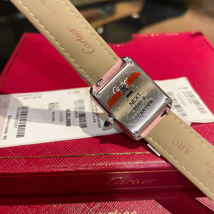 Cartier Womens Watch Luxury Brand Design Fashion Type with Original Box