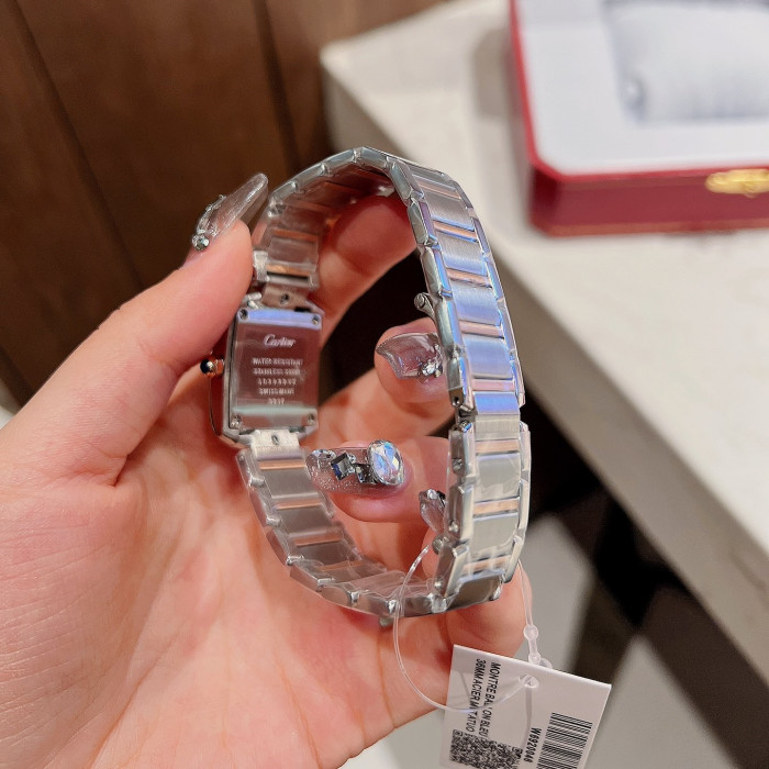 Cartier Womens Watch Luxury Brand Design Fashion Type with Original Box