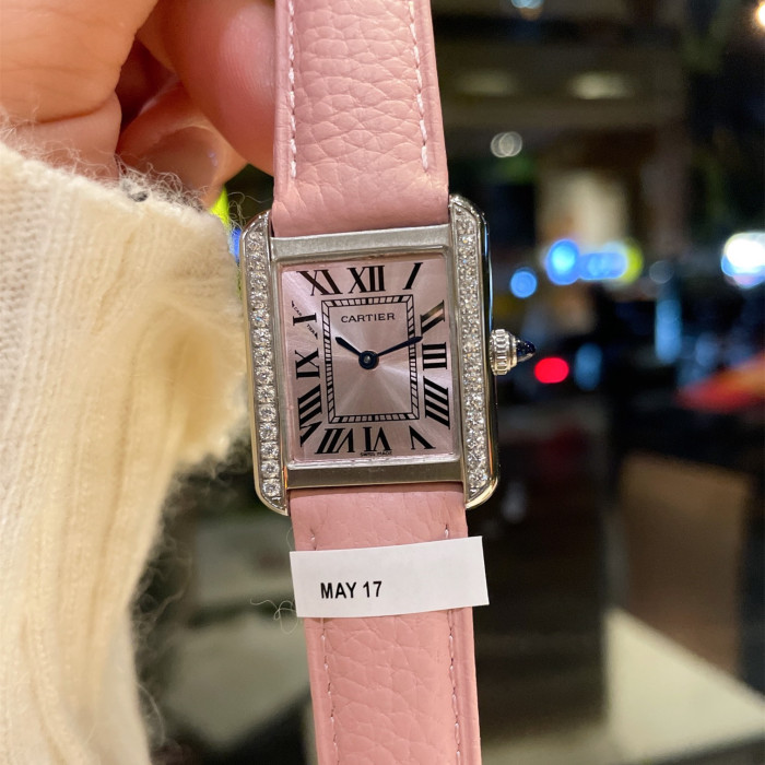 Cartier Womens Watch Luxury Brand Design Fashion Type with Original Box