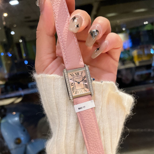 Cartier Womens Watch Luxury Brand Design Fashion Type with Original Box