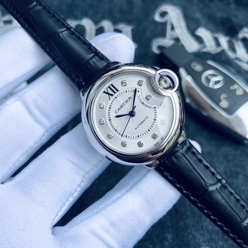 Cartier Womens Watch Luxury Brand Design Fashion Type with Original Box