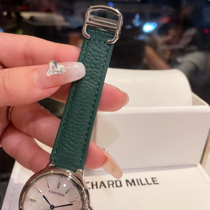 Cartier Womens Watch Luxury Brand Design Fashion Type with Original Box