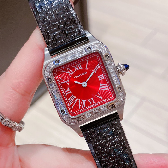 Cartier Womens Watch Luxury Brand Design Fashion Type with Original Box