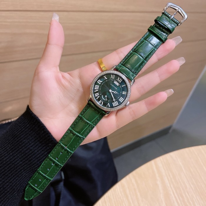 Cartier Men Womens Watch Luxury Brand Design Fashion Type with Original Box