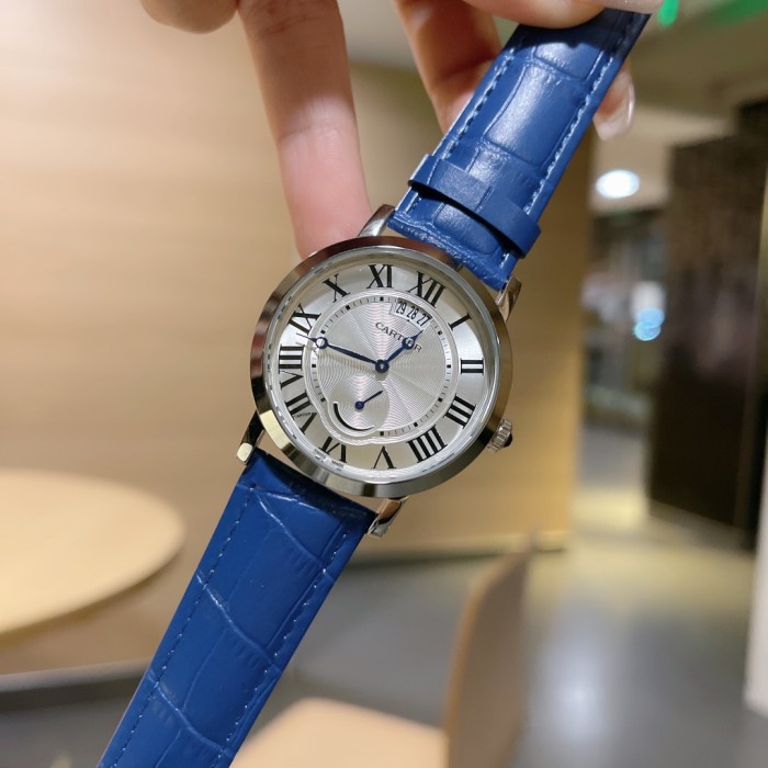 Cartier Men Womens Watch Luxury Brand Design Fashion Type with Original Box