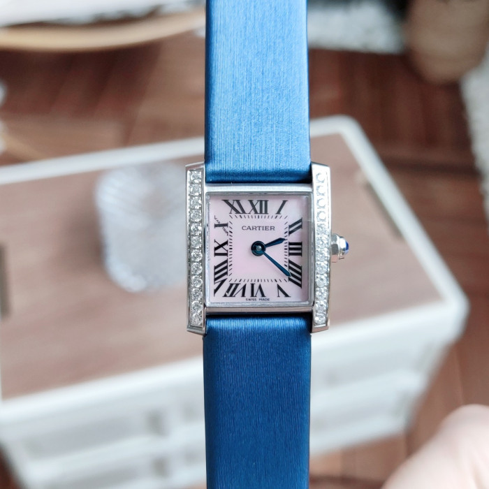 Cartier Womens Watch Luxury Brand Design Fashion Type with Original Box