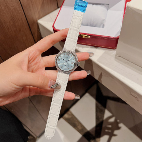 Cartier Womens Watch Luxury Brand Design Fashion Type with Original Box