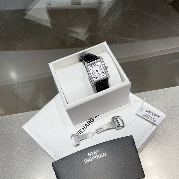 Cartier Womens Watch Luxury Brand Design Fashion Type with Original Box