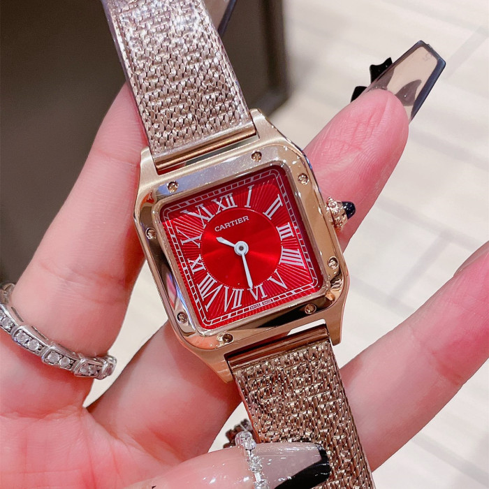 Cartier Womens Watch Luxury Brand Design Fashion Type with Original Box